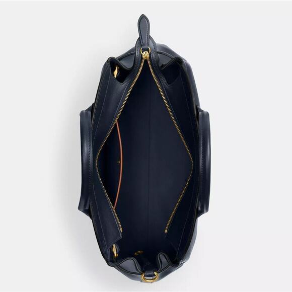 Coach Soft Empire Carryall Bag 40 Dark Blue - Picture 5 of 17